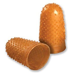 Medium/Large Rubber Finger Tips - 12 Count