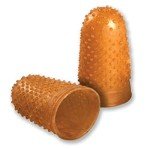 Medium/Large Rubber Finger Tips - 12 Count