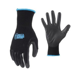 Large Gorilla Grip Gloves - Black