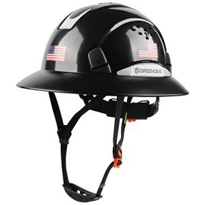 Ventilated OSHA Safety Hard Hat with Cooling Towel