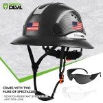 Green Devil Safety Helmet with Ventilation and Adjustable Fit