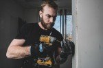Large Gorilla Grip Gloves - Black