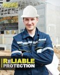Pacific PPE White Hard Hat with Adjustable Suspension