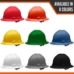 White Full Brim Hard Hat - OSHA/ANSI Compliant