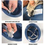 White Full Brim Hard Hat - OSHA/ANSI Compliant