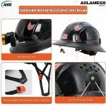 Aolamegs OSHA-Approved Full-Brim Safety Helmet
