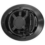 Acerpal Adjustable Full Brim Hard Hat - Black Matte