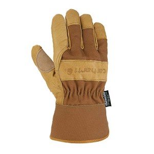 Carhartt Insulated Leather Work Gloves, Brown, XX-Large