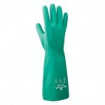 SHOWA 727-09 Chemical Resistant Nitrile Gloves, Large