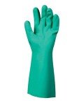 SHOWA 727-09 Chemical Resistant Nitrile Gloves, Large