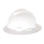 MSA V-Gard Full-Brim Hard Hat with 4-Point Harness
