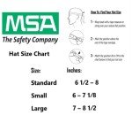 MSA V-Gard Full-Brim Hard Hat with 4-Point Harness