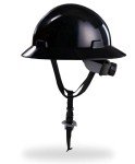 AnTools Black Full Brim Hard Hat, OSHA Approved