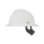 MSA V-Gard Full-Brim Hard Hat with 4-Point Harness