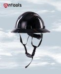 AnTools Black Full Brim Hard Hat, OSHA Approved