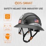 Full-Brim Hard Hat with Face Shield and Ratchet