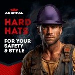 Purple Carbon Fiber Vented OSHA Hard Hat