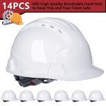 14-Piece Adjustable Safety Hard Hats Set