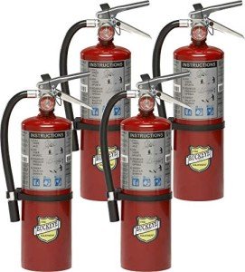 4-Pack Buckeye ABC Dry Chemical Fire Extinguishers