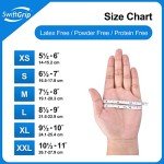 Blue Disposable Nitrile Exam Gloves - 100 Count