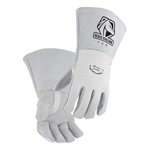 Black Stallion 750 Elkskin Stick Welding Gloves, Large