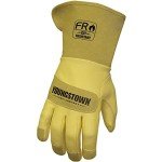 Youngstown Leather Long Cuff Utility Gloves - Large
