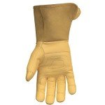 Youngstown Leather Utility Wide-Cuff Gloves - Medium