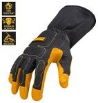 DEWALT Premium Gauntlet-Style Welding Gloves, Large