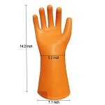 High Voltage Insulated Lineman Rubber Gloves - Class 2