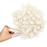 350 PCS Disposable Latex Finger Cots for Protection