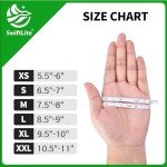 SWIFTLITE Disposable Vinyl Gloves - Food Safe, Large