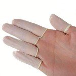 Medium Latex Anti-Static Finger Cots - 210 Pcs