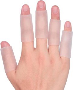 20 PCS Gel Finger Sleeve Protectors - Silicone Cushions