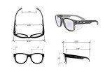 Anti-Fog Safety Glasses with Blue Light Blocking