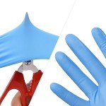 TitanFlex Large Blue Nitrile Exam Gloves - 100 Pack