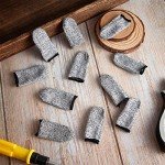 20 Pack Cut Resistant Gel Finger Guards