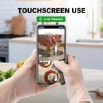 SWIFTLITE Disposable Vinyl Gloves - Food Safe, Large