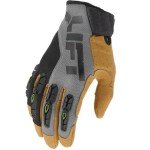 Dual Layer Silicone Palm Handler Gloves - Grey/Black