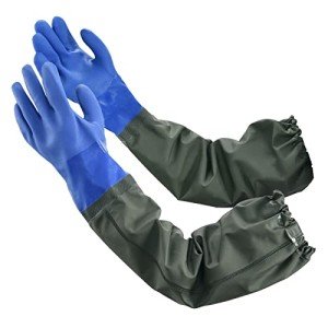 28" Chemical Resistant Rubber Gloves - Reusable