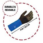 Industrial Strength Neoprene Chemical Resistant Gloves (2 Pairs)