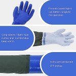 28" Chemical Resistant Rubber Gloves - Reusable