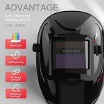 True Color Solar Auto Darkening Welding Helmet