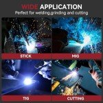 Auto Darkening Welding Helmet with Large Viewing Screen