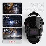 True Color Solar Auto Darkening Welding Helmet