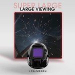 Large Viewing Solar Auto Darkening Welding Helmet