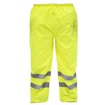 High-Visibility Reflective Safety Rain Pants (L)