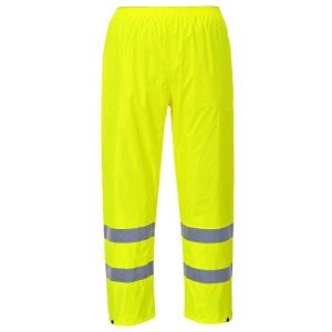Hi-Vis Waterproof Reflective Rain Pants - Yellow Medium