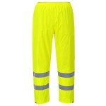 Hi-Vis Waterproof Reflective Rain Pants - Yellow Medium