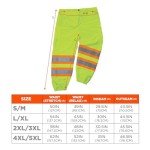 Ergodyne Reflective Safety Pants for Adults - Lime