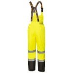 Hi-Vis Waterproof Bib Pants for Men - Reflective Safety